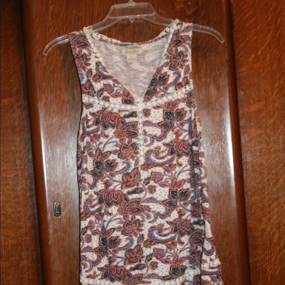 Lucky Brand Floral Tank Top
